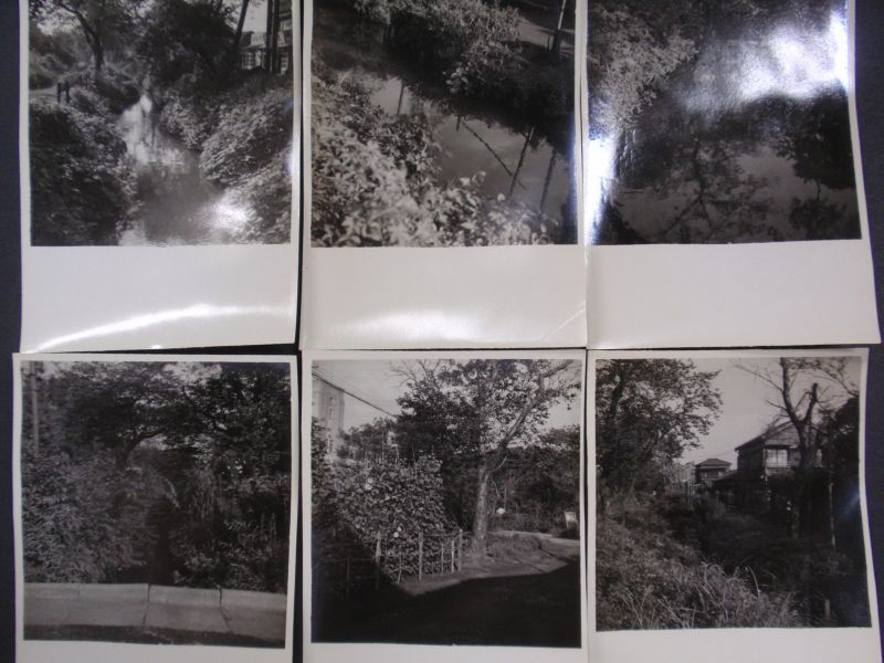 画像: 昭和２７年８月、埋められる千川　写真６枚　練馬区付近　千川上水　August,1952